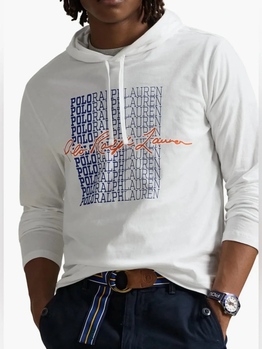 POLO RALPH LAUREN Hoodie Shirt 4XB Men's BIG & TALL THIN Horse Pony 4XL NWT